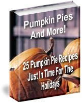 Recipes For Pumkin Pies And More